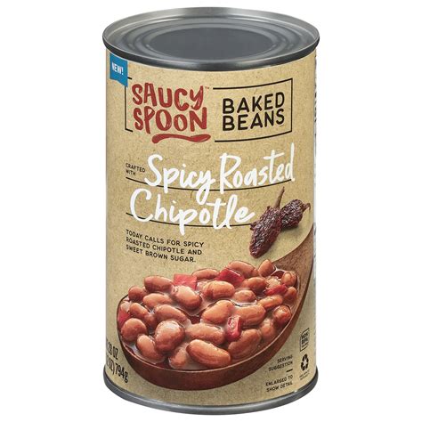 Saucy Spoon Baked Beans Spicy Roasted Chipotle - Shop Beans & legumes ...