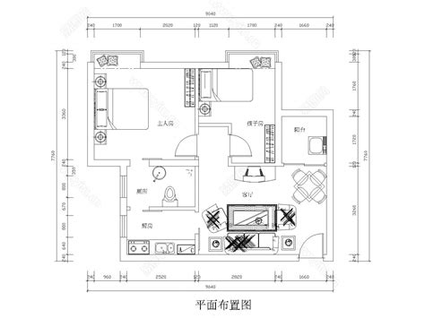 家装CAD图纸[11],美式风格3室2厅CAD施工图全套附效果图-齐生设计职业学校