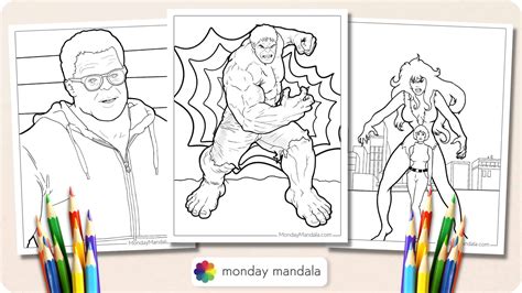 Incredible Hulk Avengers Coloring Pages 25 Incredible Hulk Coloring