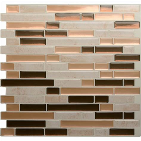 3D Self Adhesive Wall Tiles Grey 3D Gel Tile Model ALFIE701 Mosaic Wall ...