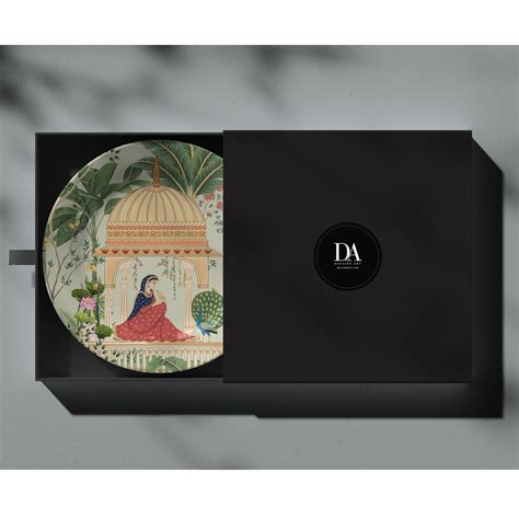 Mughal Queen in the Garden: Buy Premium Quality Decorative Art Plates ...