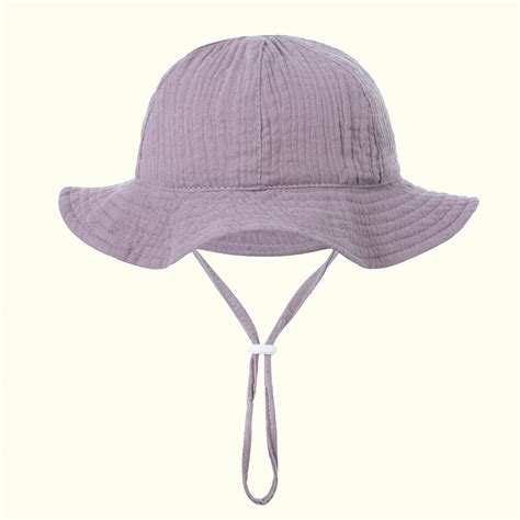 Lovskoo Infant Bucket Hat, Wide Brim Baby Sun Protection, Lightweight ...