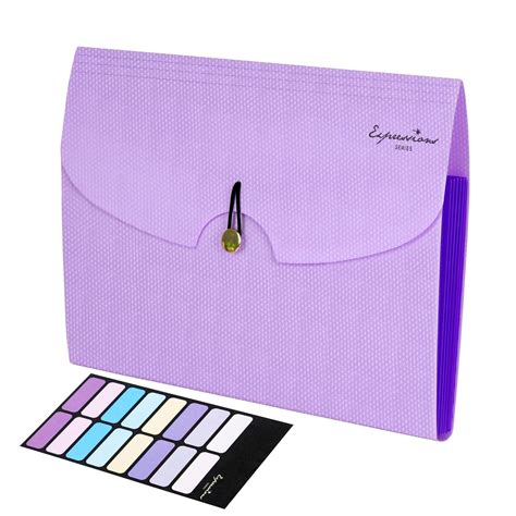 NISUN 7 Pocket Expanding File Folder, Accordion File Organizer with ...