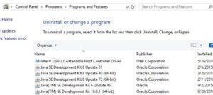 Check Java Windows 10 的图像结果