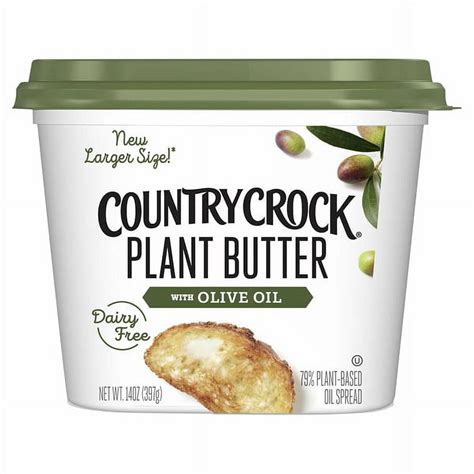 Country Crock Plant Butter with Olive Oil, 14 oz Tub (Refrigerated ...