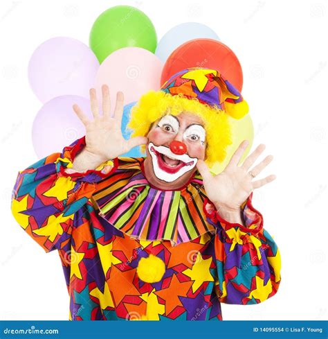 Funny Birthday Clown Stock Images - Image: 14095554