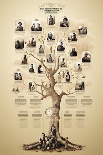 A black history month 3d poster with a tree whose roots and branches ...