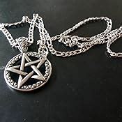 Buy Streetsoul Star Pentagram Stainless Steel 30 inch Chain Pendant ...