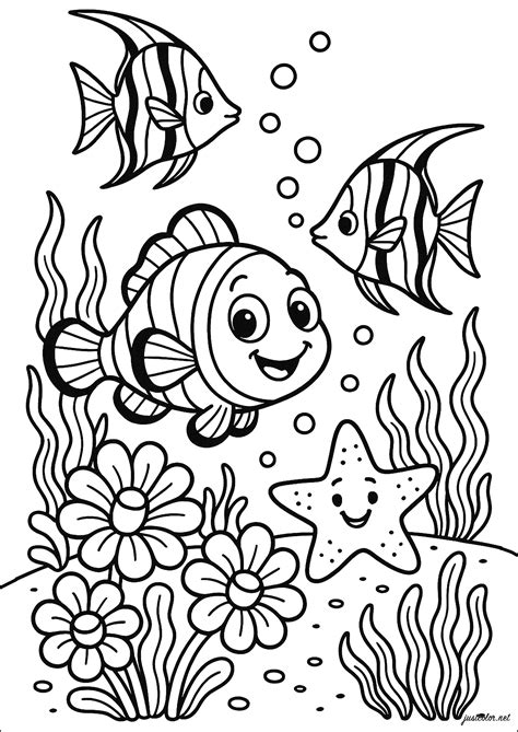 Printable Fish Coloring Pages Printable Species Of Fish Coloring Pages