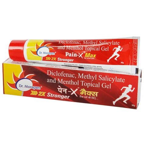 Dr. Morepen Pain-X Max with Diclofenac, Salicylate & Menthol | For Back ...