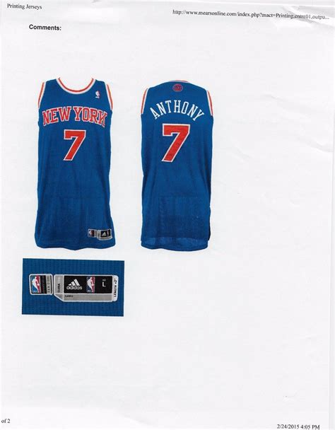 Lot Detail - Carmelo Anthony Game Used 2012/13 New York Knicks Jersey ...