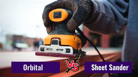 Orbital vs Sheet Sander - YouTube