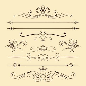 A set of different designs with a design like design | Premium AI ...