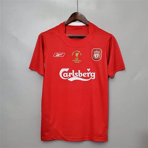 Liverpool Home 2005 UCL Final - Retro Shirt – Full Time Store