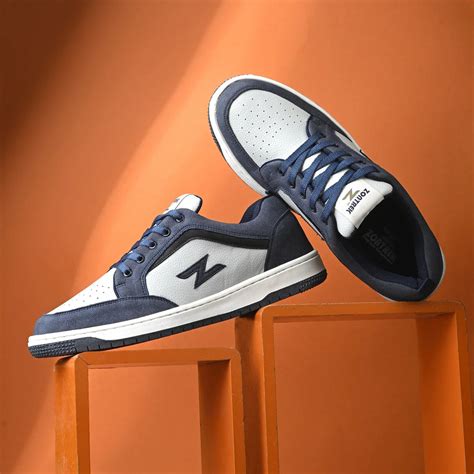 ZONTREK Tokyo Blue & Grey – Vegan Street Sneakers India
