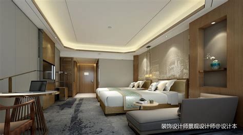 酒店套房设计案例效果图_美国室内设计中文网