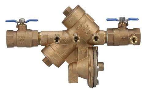 ZURN WILKINS Reduced Pressure Zone Backflow Preventer: Wilkins 975XL, 1 ...