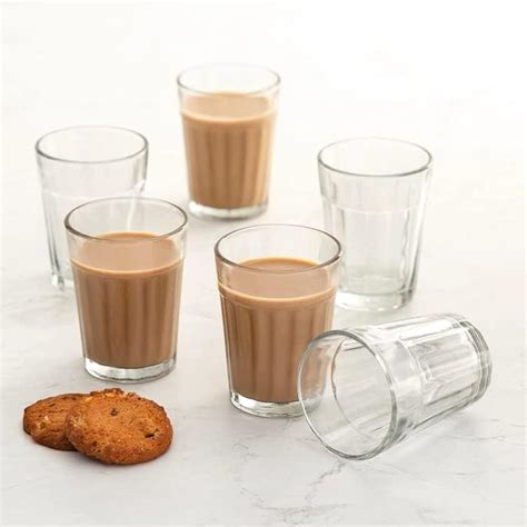GoldenDrops Golden Drops Indian Style Cutting Chai Glasses Tea India | Ubuy