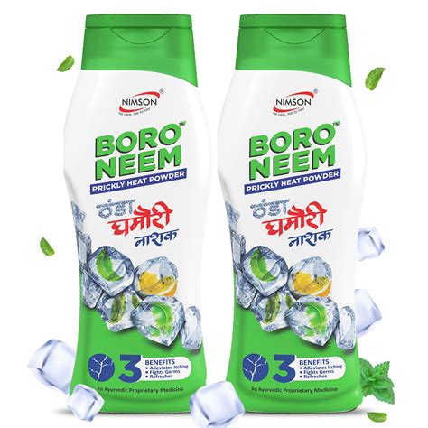 Boro Neem Talcum Powder - Pack of 2 – Nimson