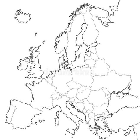 European Continent Map 的图像结果