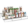 INDIAN DECOR. Alloy Steel Spice Storage Rack With 3 Tiers, 31.8 cm x 25 ...