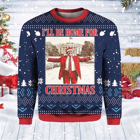 Trump Daddy's Home Christmas Ugly Sweater - Nouvette