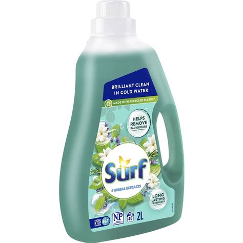 Surf Front&top Loader Laundry Detergent Herbal Extract 2L | Woolworths