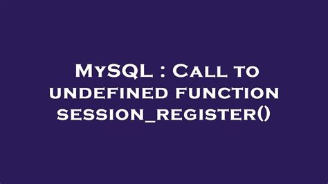 Image result for Call to Undefined Function MySQL Connect In