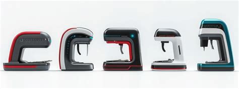 Modern coffee machines show design evolution | Premium AI-generated image