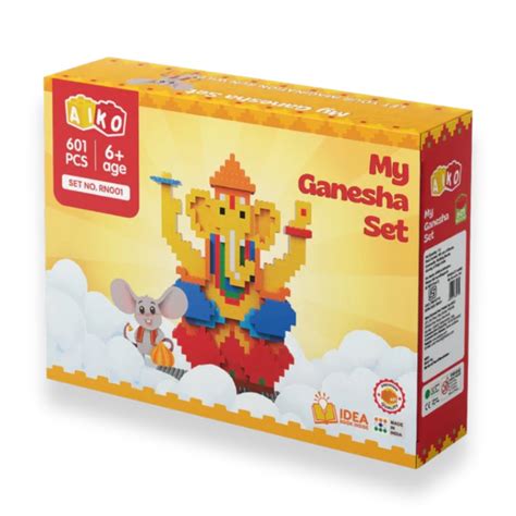 Aiko My Ganesha Set - 601 Pcs Building Construction Blocks Set — Toycra