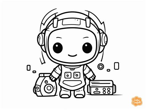 Tech Coloring Page 的图像结果