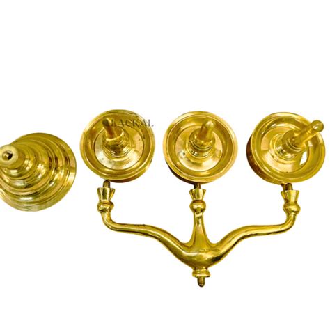 HANDMADE BRONZE KAVARAVILAKKU |THREE LAYER LAMP | OIL LAMP – Alackal ...
