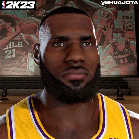 NBA 2K23 LeBron James (Face Scan Update) by Shuajota