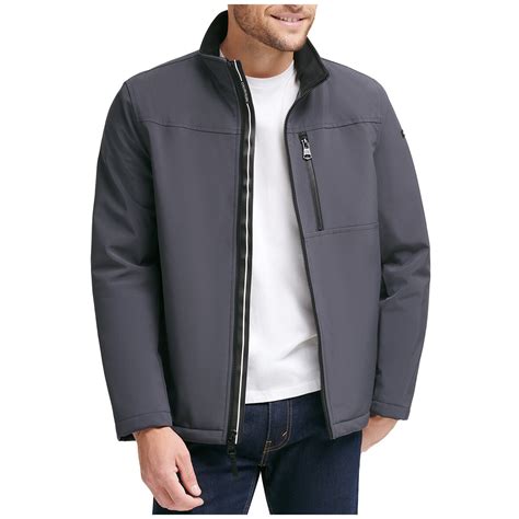 Calvin Klein Men's Lightweight Softshell Jacket True Navy