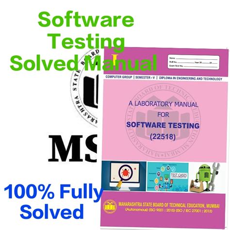 Image result for Msbte Software Testing Solved Manual