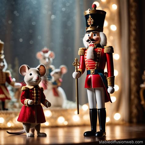 Nutcracker and Mouse King Scene | Stable Diffusion Online