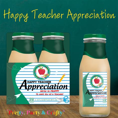 Coffee Teacher Appreciation Gift Free Printable - Pretty Party & Crafty