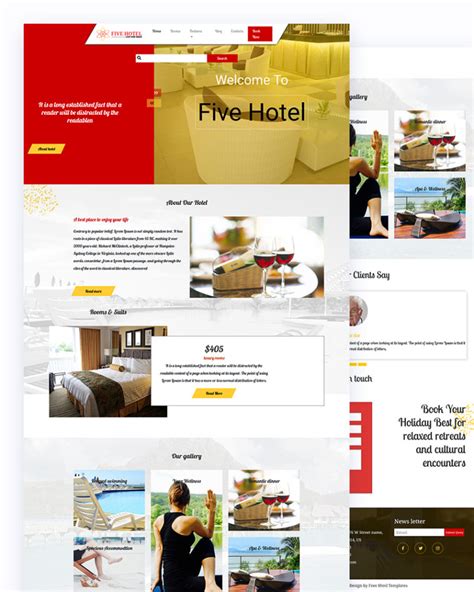 Image result for Hotel Project with HTML and CSS