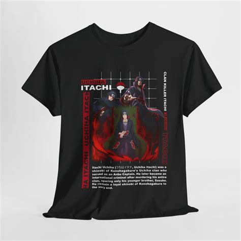 Buy Itachi Uchiha T Shirt Online In India - Etsy India