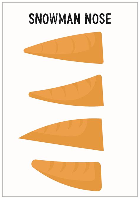 Snowman Nose Pattern