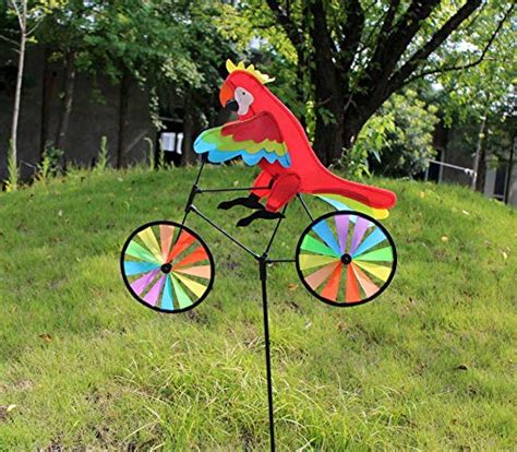 Shopland | Weatherproof Toy Parrot Garden Wind Spinner/Windmill ...