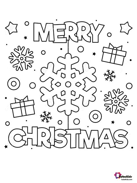 Merry Christmas Coloring Pages