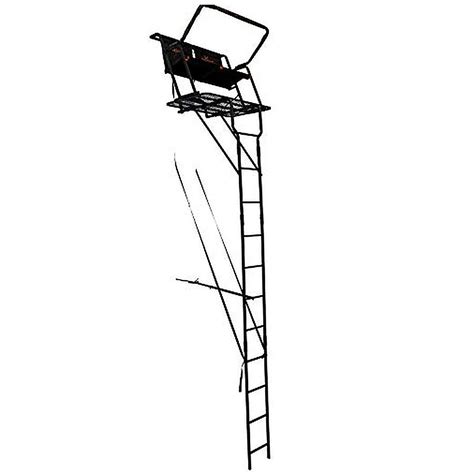 BIG GAME The Spector XT 2-Person Ladder Stand, 17ft, Black - Fin ...
