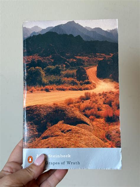 The Grapes of Wrath Book Cover Art Print, John Steinbeck - Etsy