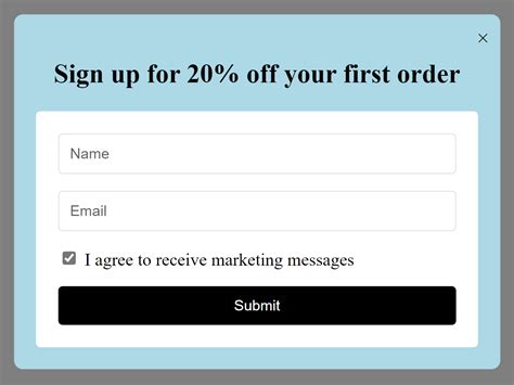 Image result for HTML Popup Form