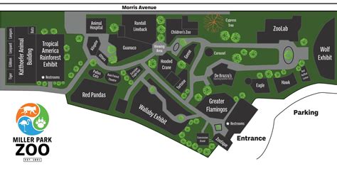 Miller Park Zoo Map (2023 - 2020) - All Maps