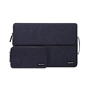 Alifiya Polyester Laptop Sleeve Cover Bag 14 Inch with Charger Pouch ...