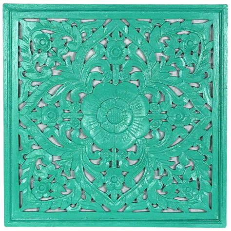 Royalzig Wooden Wall Hanging Panel Decor - Wood Hand Carved Wall Panels ...
