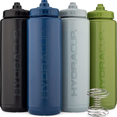 Amazon.com: Hydra Cup Sport [4 Pack] 32 oz Squeeze Water Bottles, Fast ...