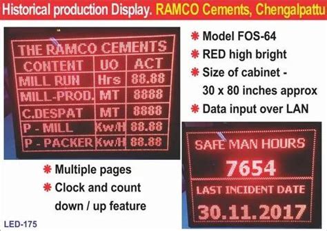 LED Message Display Boards - Jumbo Message LED Display Board ...